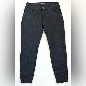 Maurices Women’s Gray Ponte Business Casual Pants w Pockets Size Medium Short
